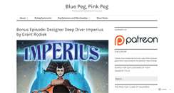 Desktop Screenshot of bluepegpinkpeg.com
